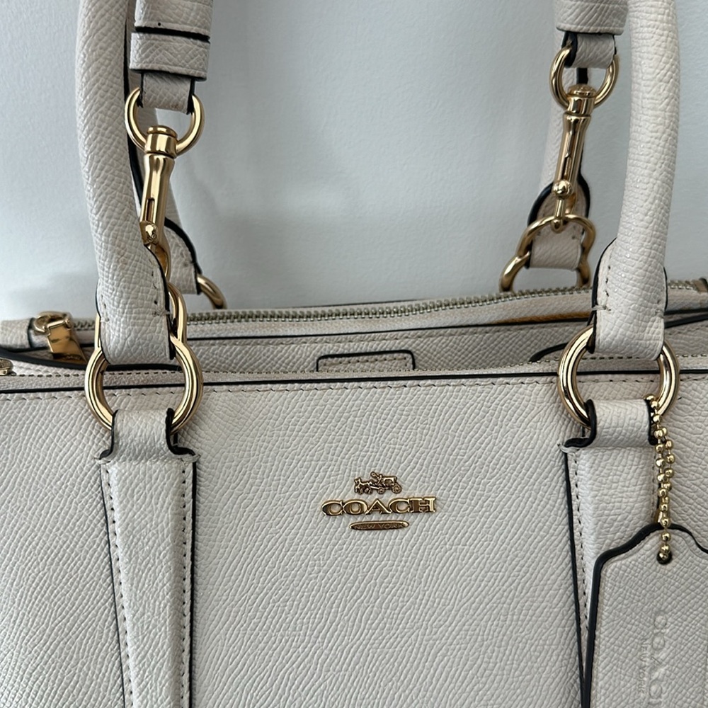 Coach Ivory Leather Handbag - Picture 3 of 16